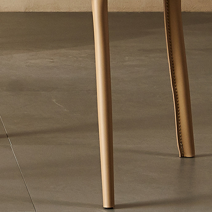 Faux Leather Dining Arm Chair Contemporary Dining and Accent Chairs