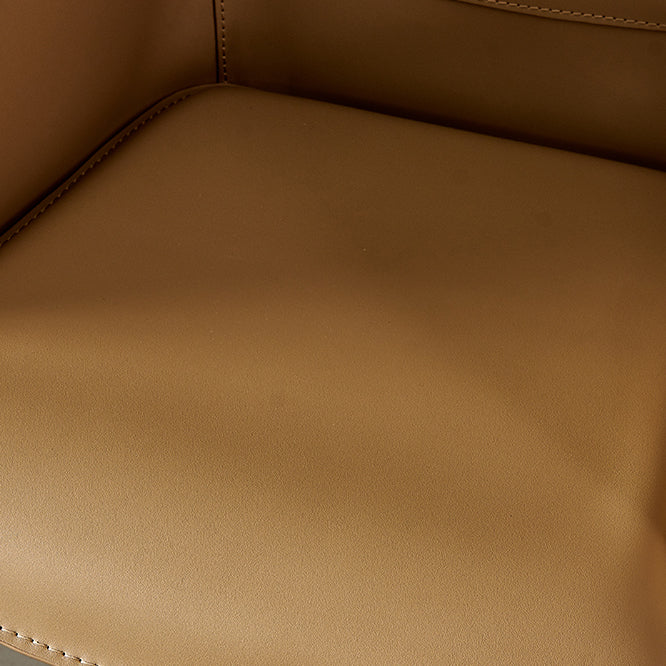 Faux Leather Dining Arm Chair Contemporary Dining and Accent Chairs