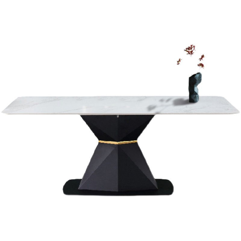 White Stone Top Dinette Set 1/4/5 Pieces Modern Indoor Dining Table Set