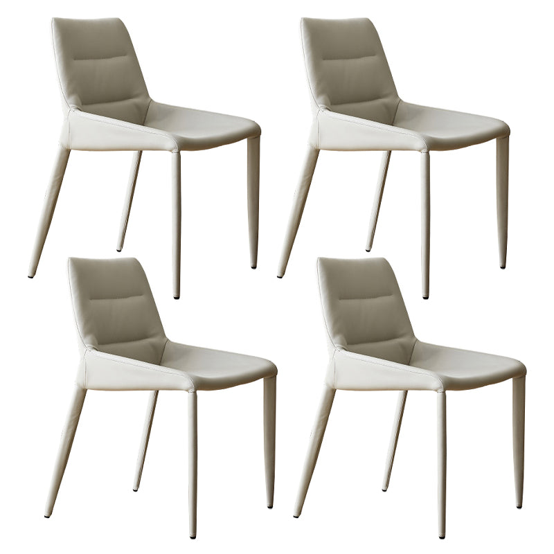 Designer Rectangle 1/4/5/7 Pieces Dining Table Set Indoor Legs Dinette Set in White