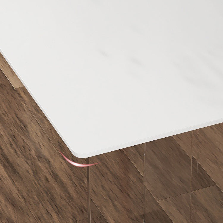 Modern Rectangle Sintered Stone Dining Table Set 1/4/5/6 Pieces Dining Set