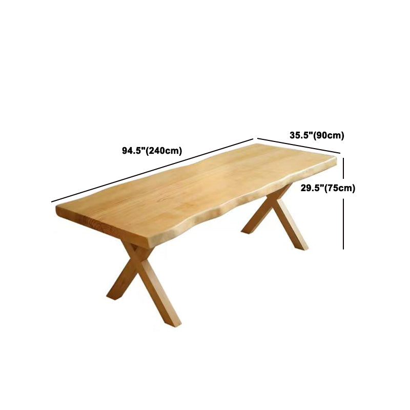 Modern 1/4/5 Pieces Dining Set Rectangle Pine Wood Dining Table for Dining Room Kitchen