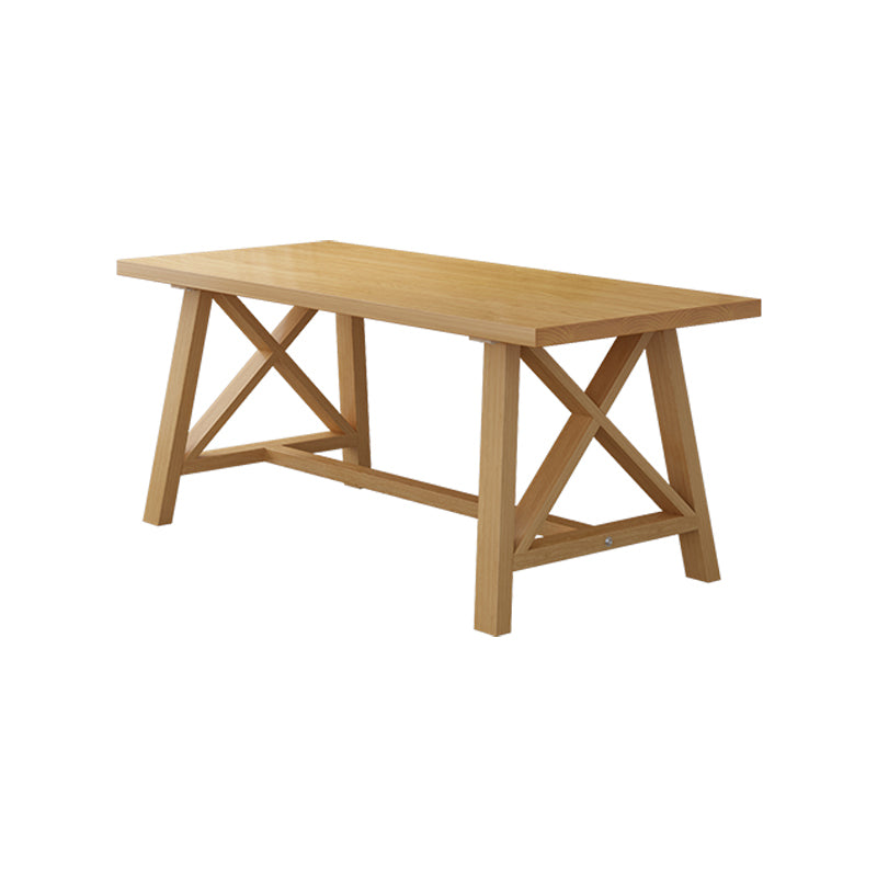 Modern 1/3/4/5 Pieces Dining Set Rectangle Pine Wood Dining Table for Dining Room