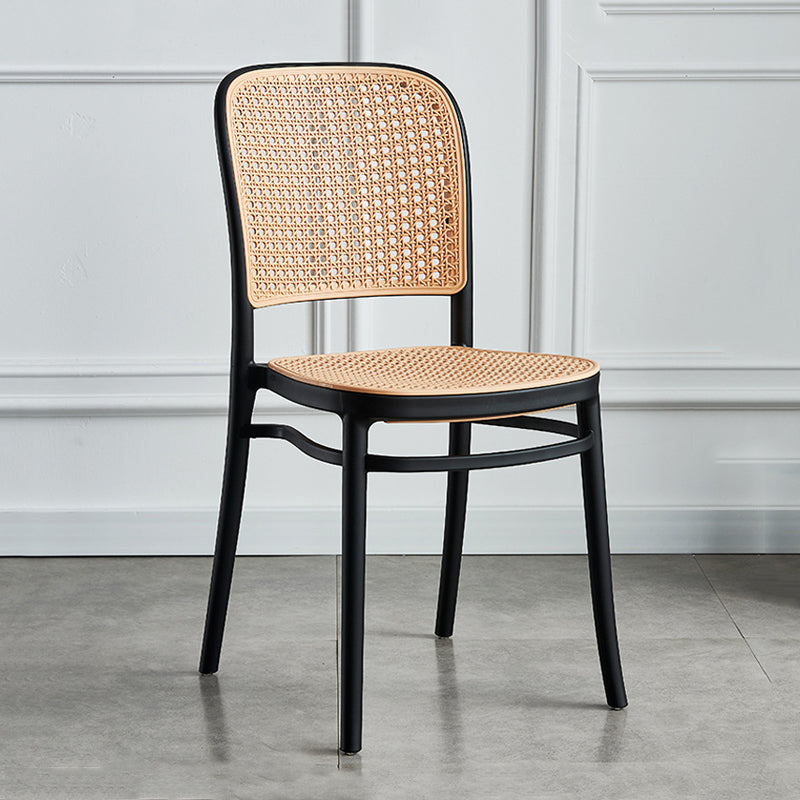 Scandinavian Plastic Counter Stool Plastic Furniture in Matte Finish for Indoor