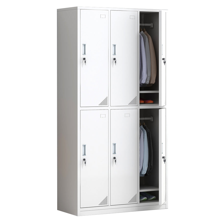 Steel Storage Cabinet with Hinged Door Contemporary Indoor Cabinet