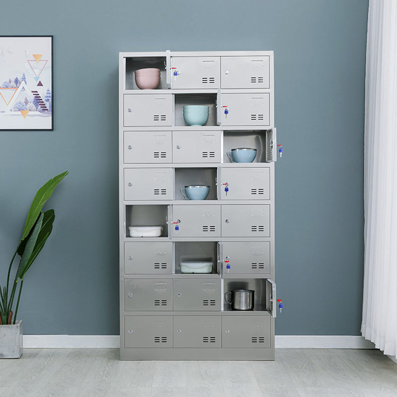 Metal Industrial Cabinet for Bathroom Steel Storage Cabinet with Hinged Door