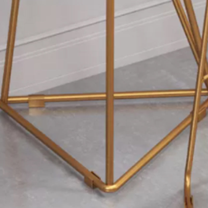 Glam Style Bar Table Set 1/2/4 Pieces Rectangle Bar Table with High Stools for Home