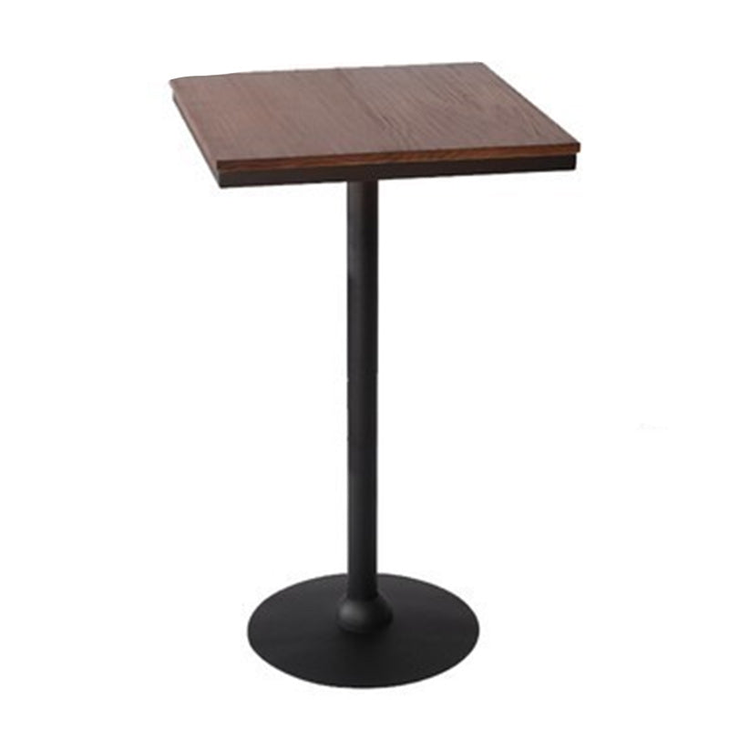 Industrial 1/2/3/4/5 Pieces Solid Wood Bar Table Set Fixed Counter Set for Home Use