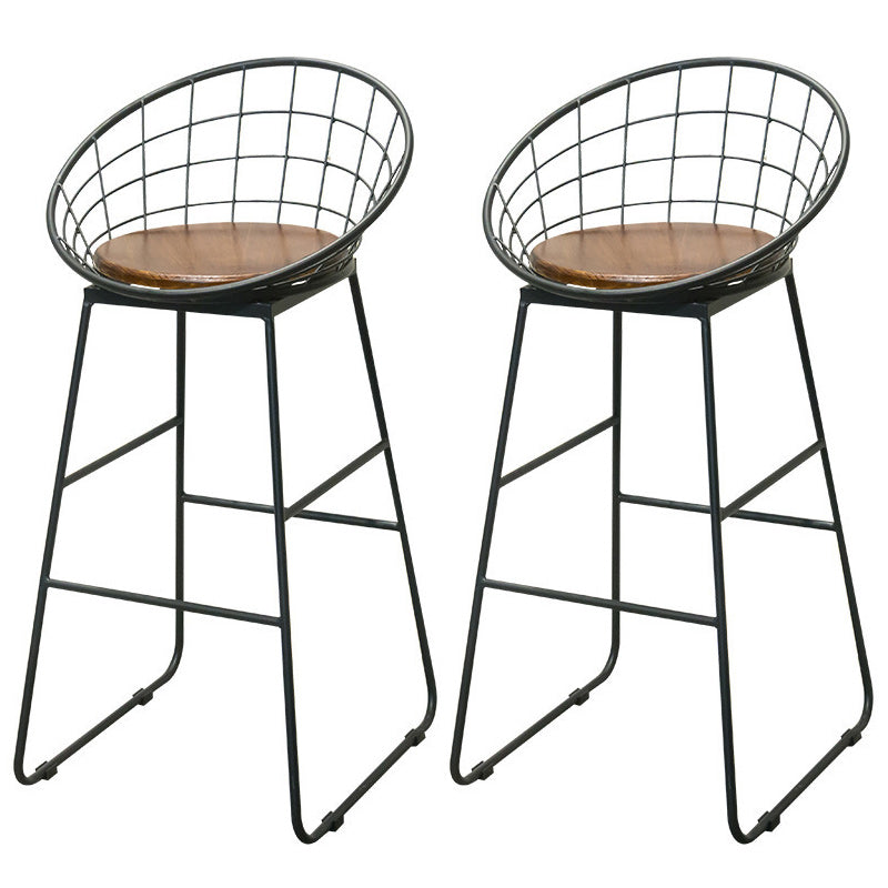 Industrial Style 1/2/3/5 Pieces Bar Table Set Rectangle Bar Table with High Wood Stools