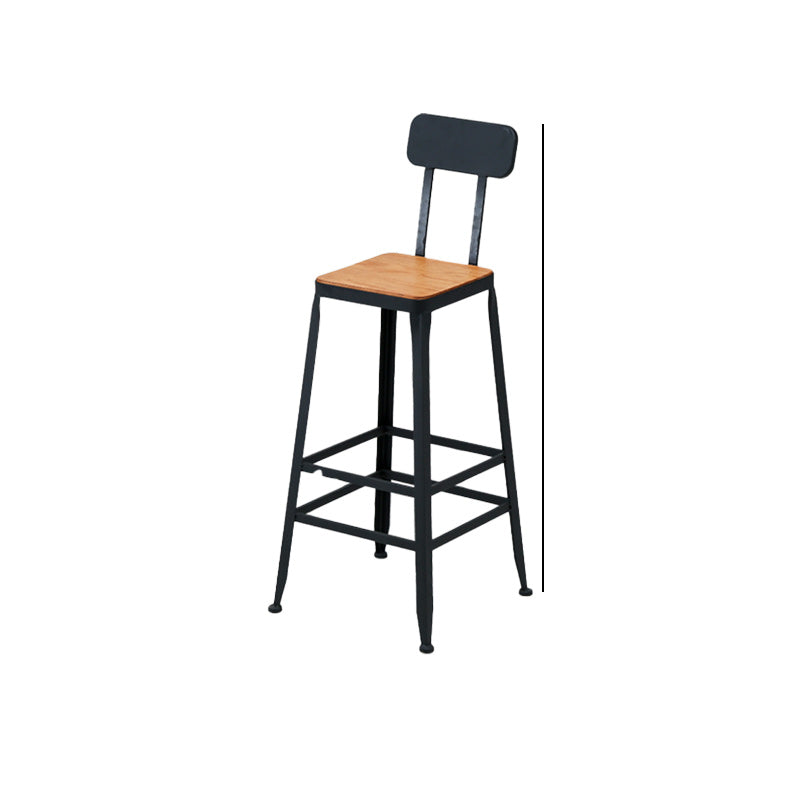 Indoor Modern Rectangle Counter Set 1/2/3 Pieces Solid Wood Table and Stool Set