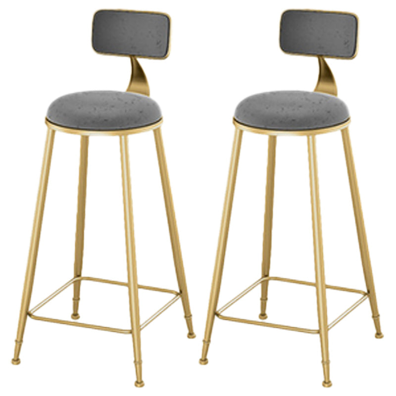 Glam Style 1/2/3 Pieces Faux Marble Bar Table Set Fixed Table Counter Set