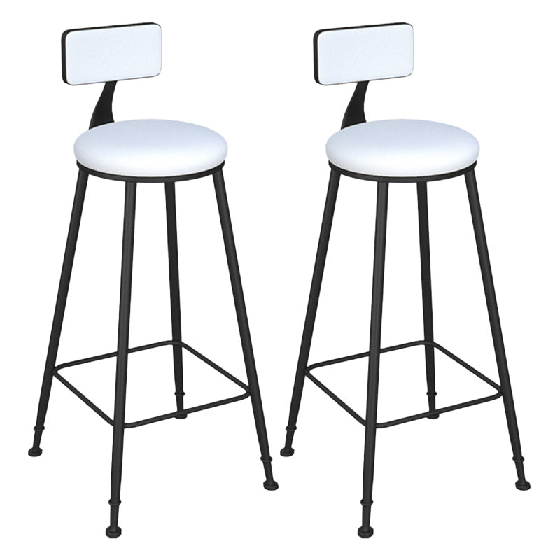 Glam Style 1/2/3 Pieces Bar Table Set Rectangle Stone Bar Table with Metal High Stools