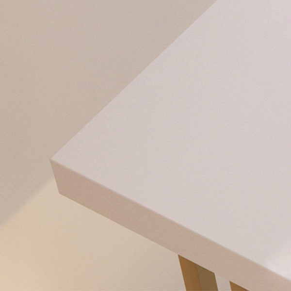 Glam Gold Base Bar/Dinette Table Rectangle Sled Indoor Counter-height Pub Table