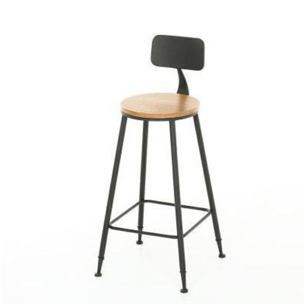 Modern Bar Set 1/2/5 Pieces Rectangle Trestle Wood and Metal Table and Stool Set