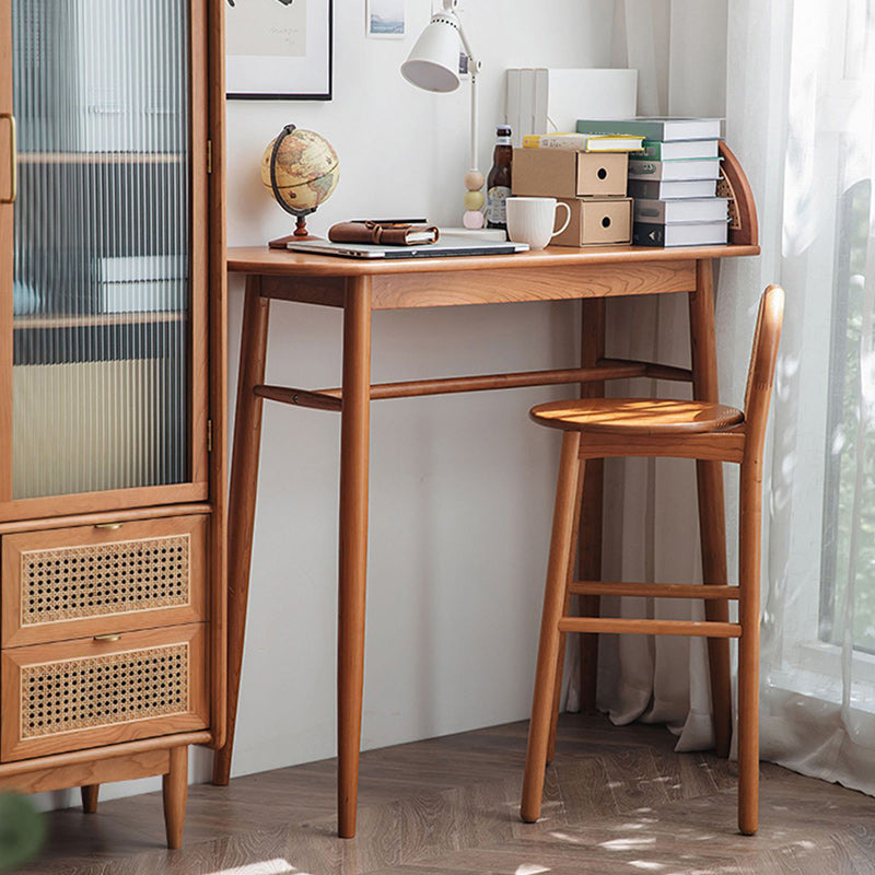 Modern 1/2 Pieces Wooden Pub Table Set Fixed Table Counter Table for Dining Room