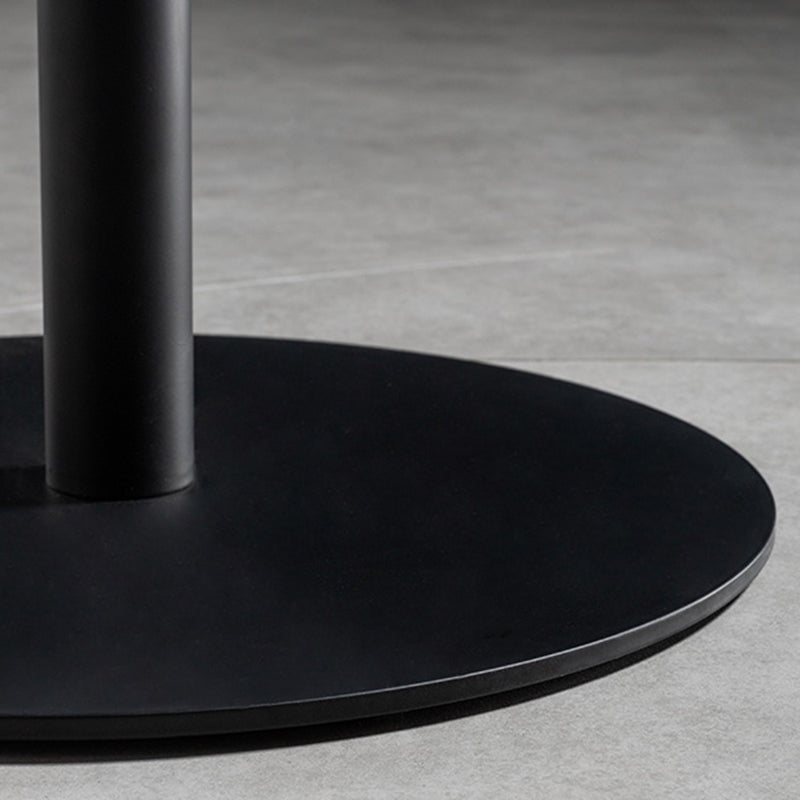 41.3"H Industrial Pedestal Pub Table Round Bistro Bar Solid Wood Table