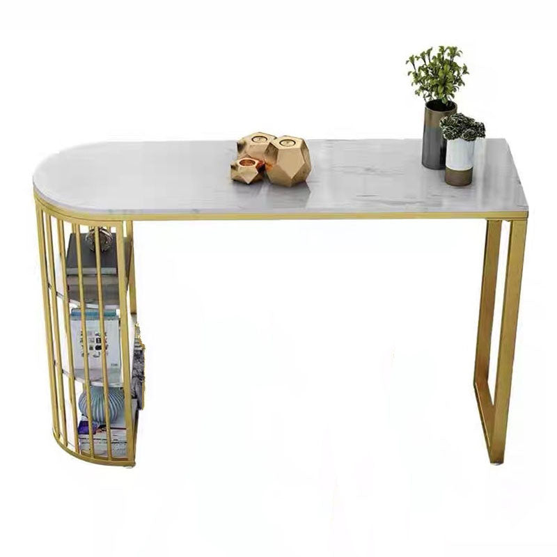 1/3 Pieces Luxurious Irregular Shape Pub Table Set Artificial Marble Top Table Set