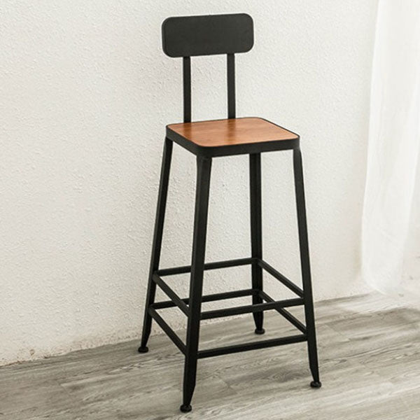 Industrial 1/2/9 Pieces Solid Wood Bar Table Set Fixed Bistro Set for Home Use