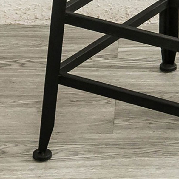 Industrial 1/2/9 Pieces Solid Wood Bar Table Set Fixed Bistro Set for Home Use