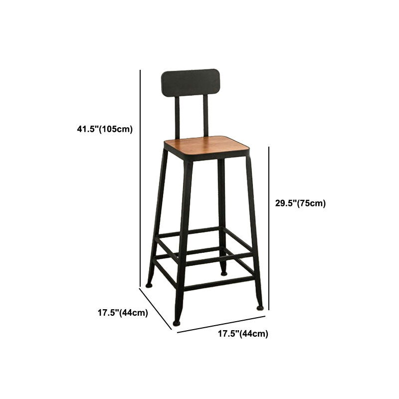 Industrial 1/2/9 Pieces Solid Wood Bar Table Set Fixed Bistro Set for Home Use