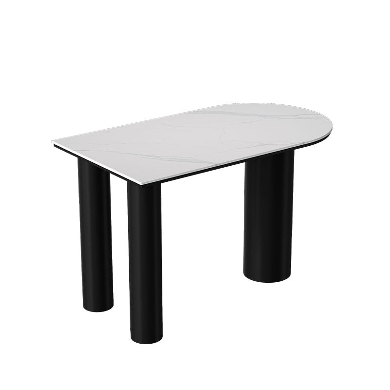 White Stone Top Counter Set Modern 1/2/5 Pieces Indoor Bar Stool and Table Set