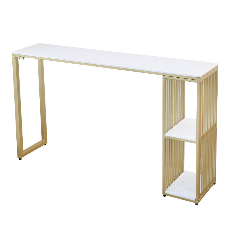 Glam Stone Bar Table Set 1/2/3 Pieces Rectangular Counter Set