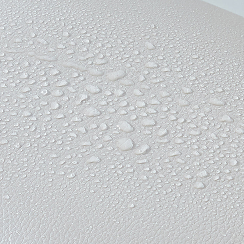 Vintage PU Leather Ottoman Plain Rectangle Stain Resistant Pouf Chair