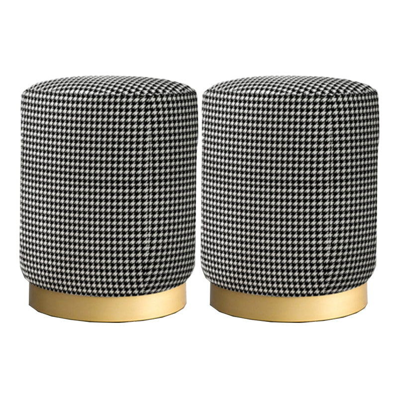 Modern Scratch Resistant Standard Round Velvet Indoor Standard