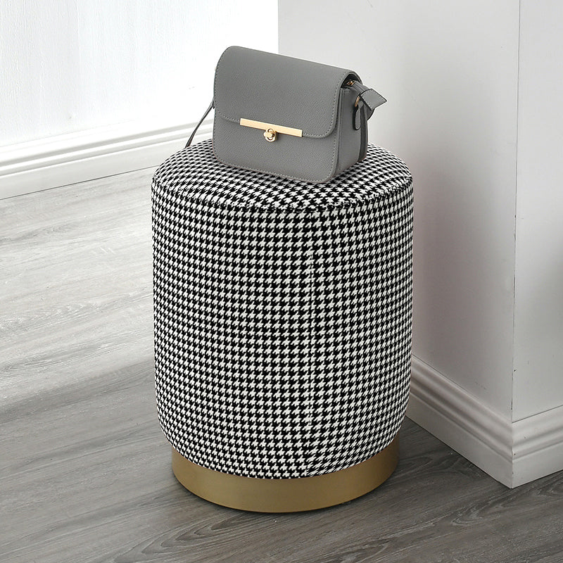 Modern Scratch Resistant Standard Round Velvet Indoor Standard