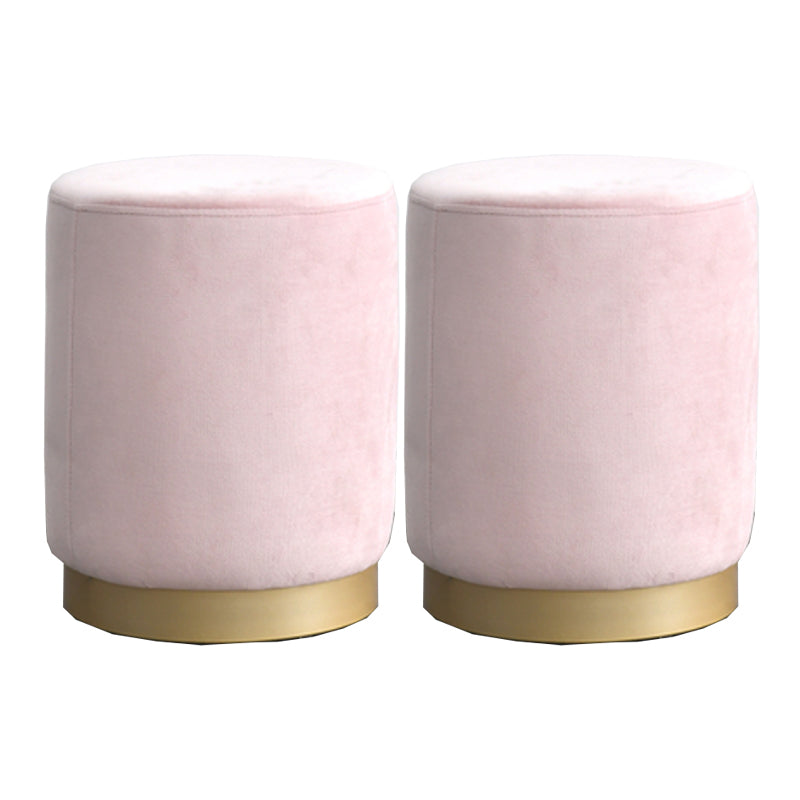 Modern Scratch Resistant Standard Round Velvet Indoor Standard