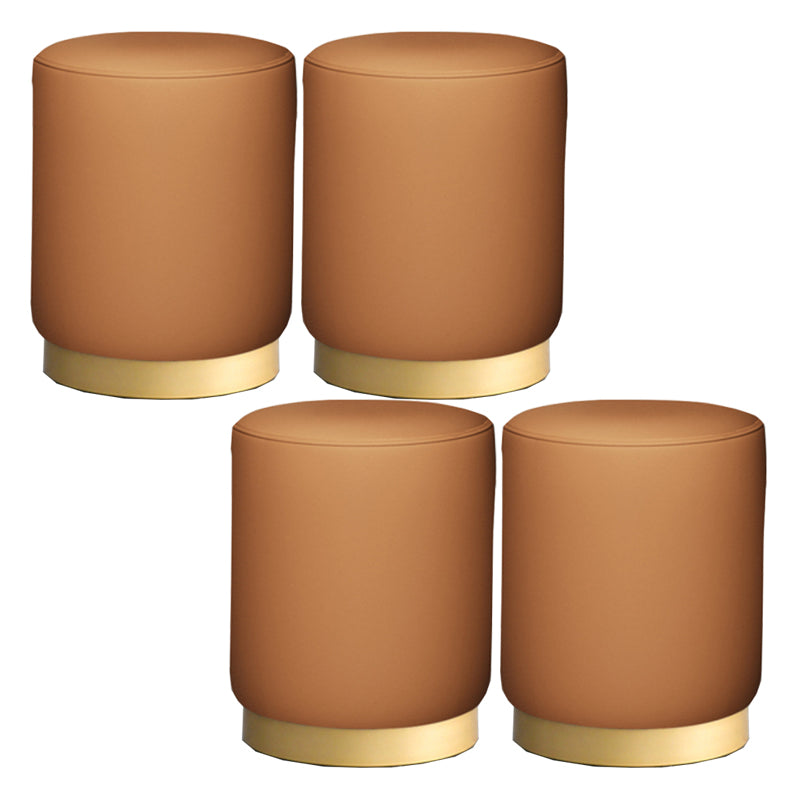 Modern Scratch Resistant Standard Round Velvet Indoor Standard