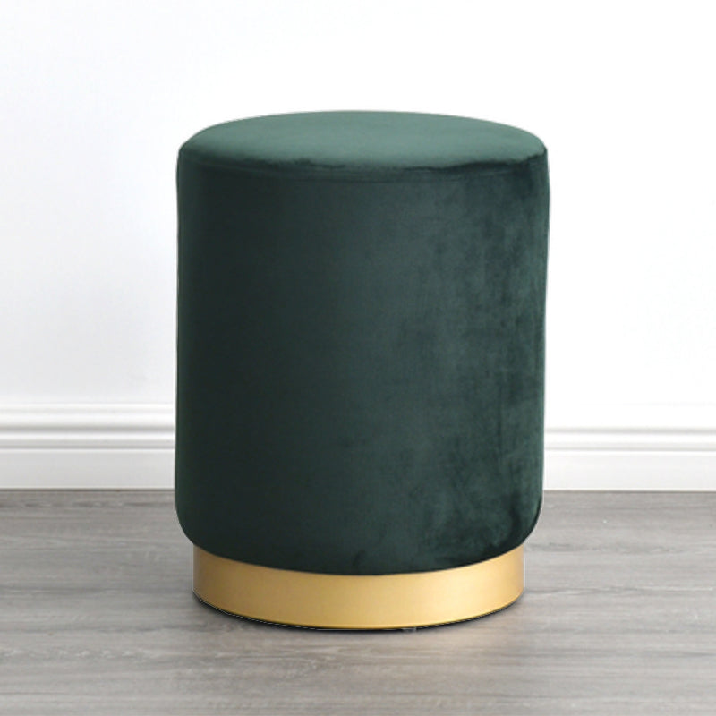 Modern Scratch Resistant Standard Round Velvet Indoor Standard