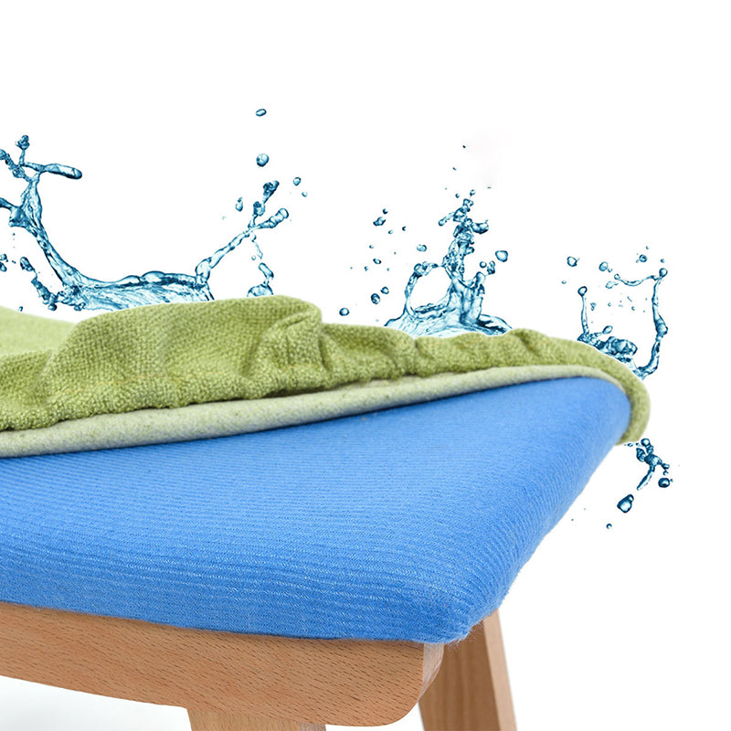 Rectangle Ottoman Contemporary Footstools Linen Upholstered Tear Resistant Ottoman