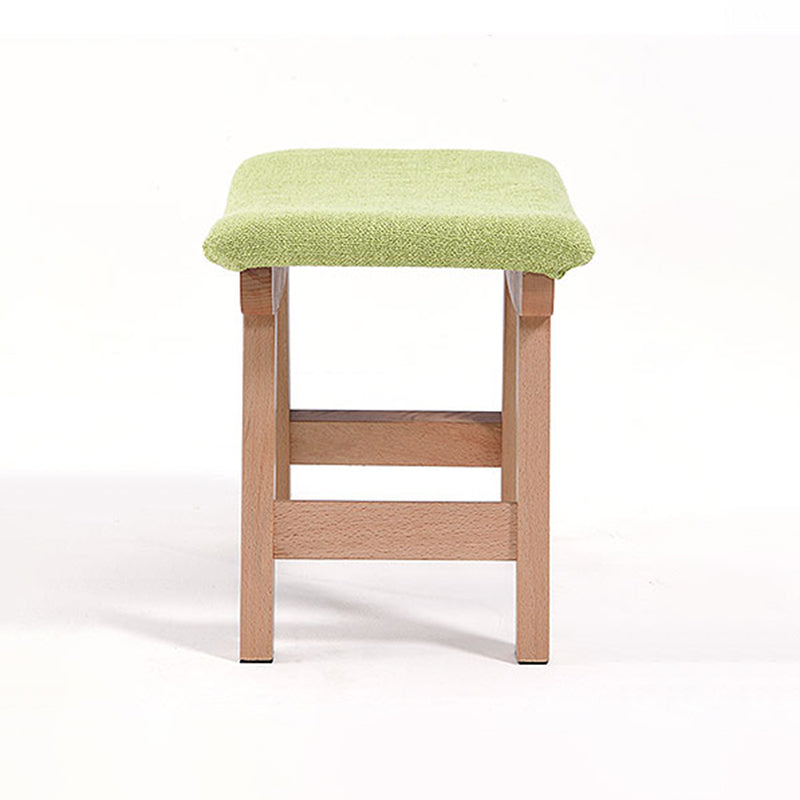 Rectangle Ottoman Contemporary Footstools Linen Upholstered Tear Resistant Ottoman