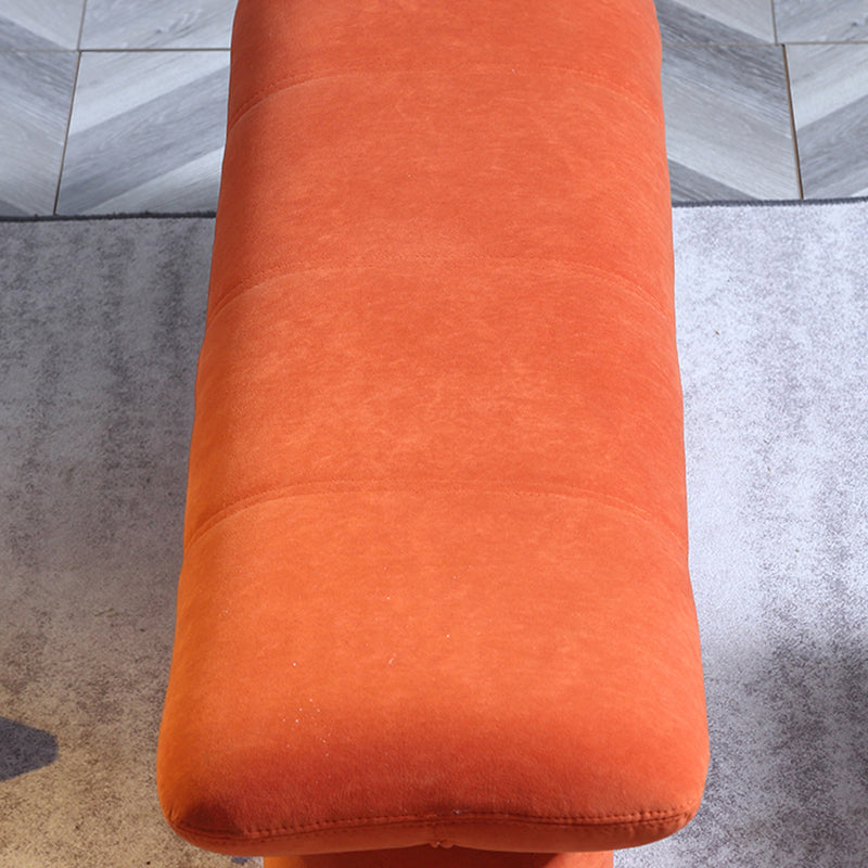 Modern Velvet Boucle Pouf Plain Rectangle Water Resistant Sherpa Pouf