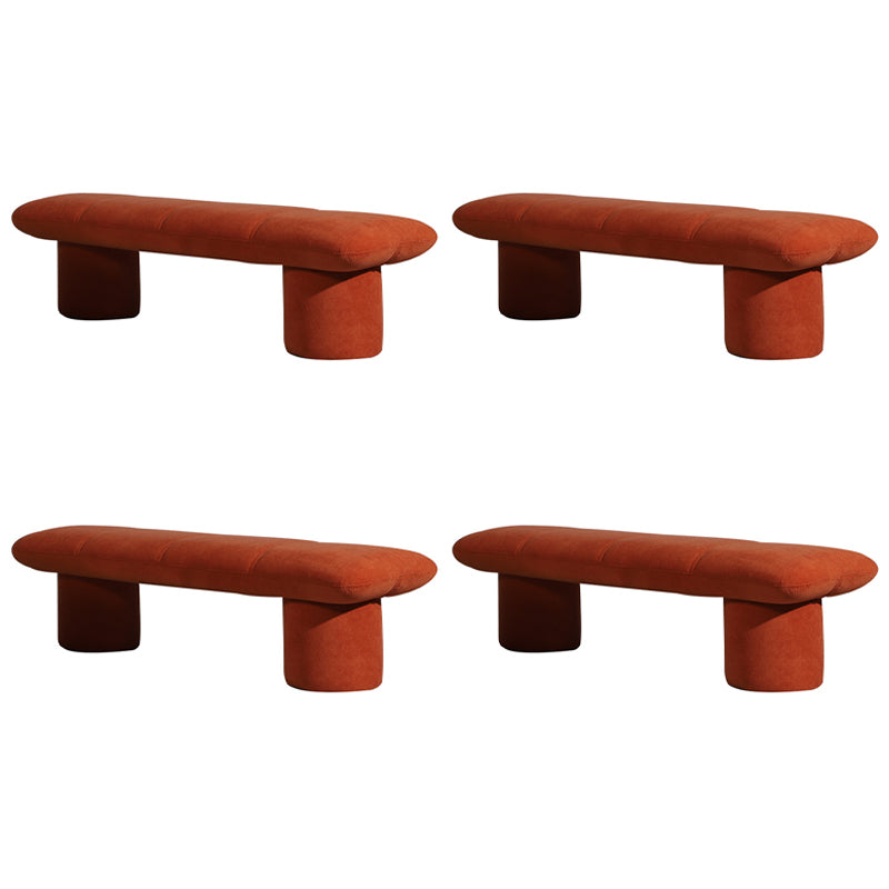 Modern Velvet Boucle Pouf Plain Rectangle Water Resistant Sherpa Pouf