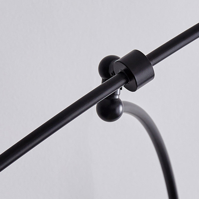 Nordic Style Metal Wall Light Long Arm 1 Light Wall Sconce for Dining Room