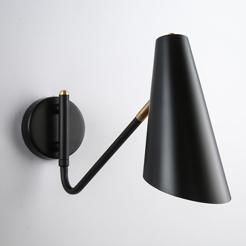 Metal Cup Wall Mounted Lamps Modern Style 1 Light Wall Lighting Fixtures