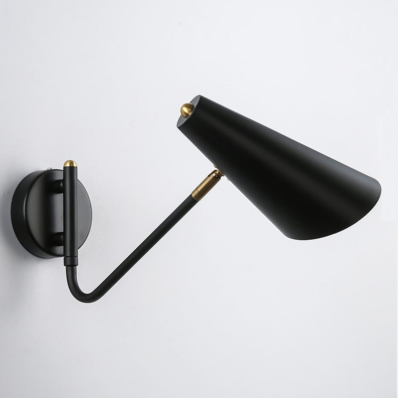 Metal Cup Wall Mounted Lamps Modern Style 1 Light Wall Lighting Fixtures