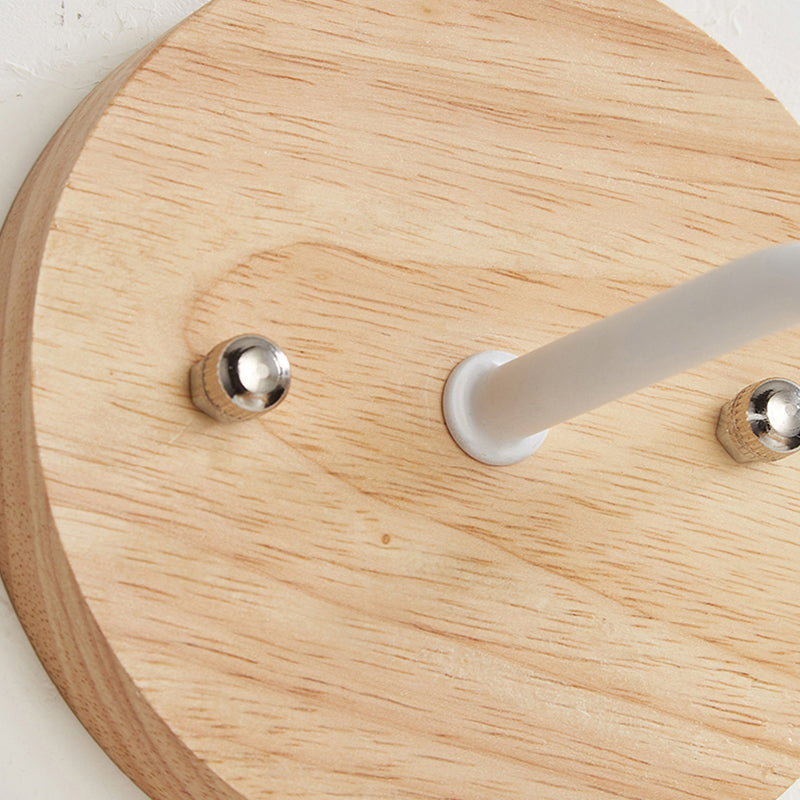 Wood Ball Wall Lighting Modern Style 1 Light Wall Lighting Fixtures