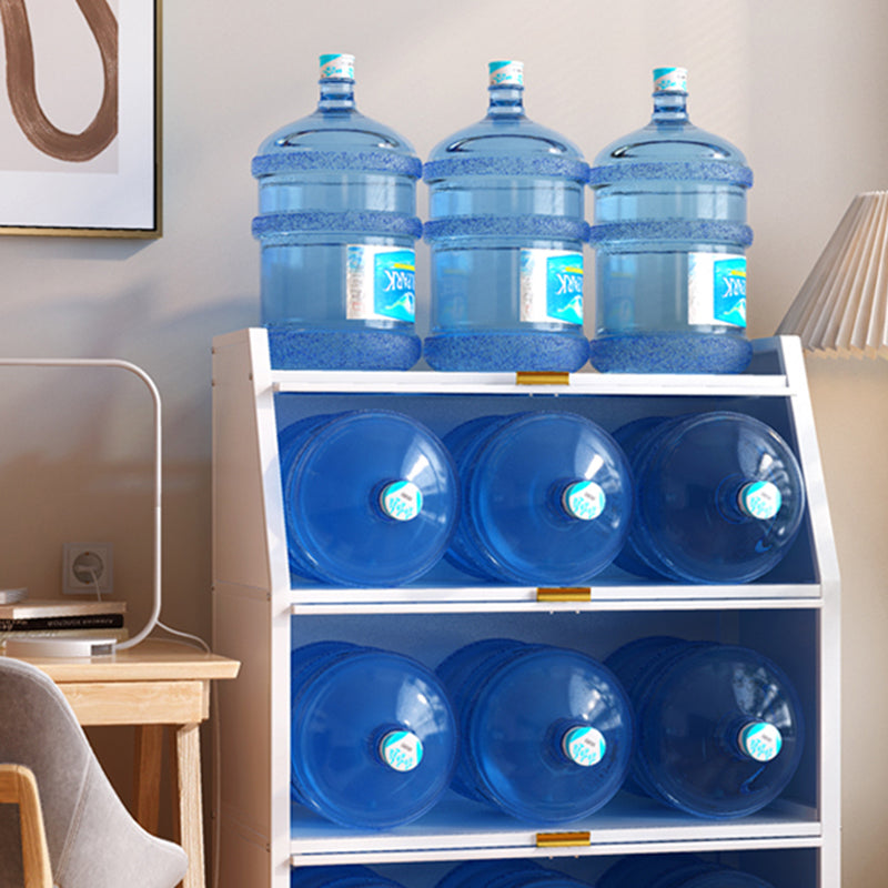 Contemporary Steel Shelf Bookcase with Doors Standard Bookshelf