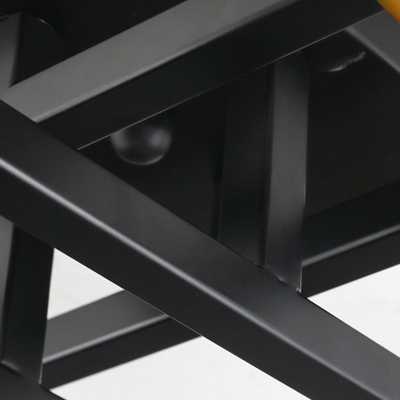 Industrial Linear Semi Mount Lighting Metal Ceiling Mount Light Fixture