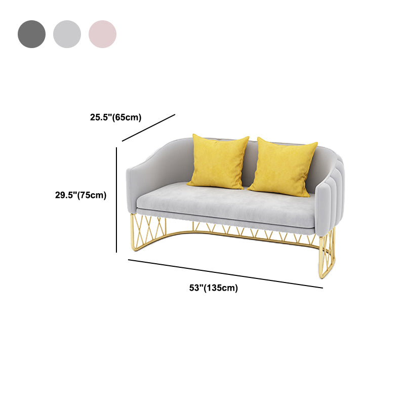 25.59" Wide Tuxedo Arm Sofa with Tight Back Modern Sofa for Living Room