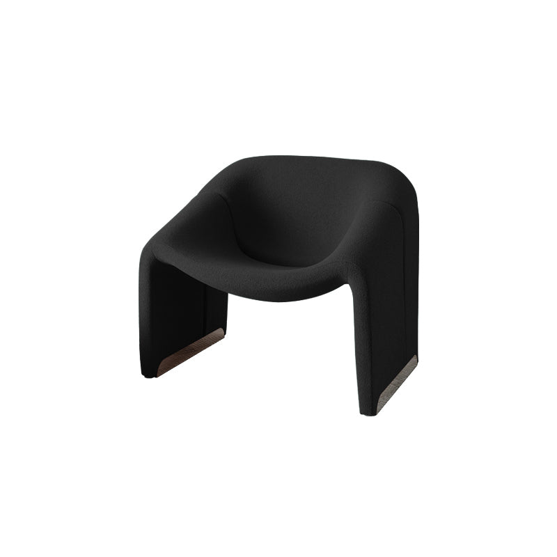 30.7"Wide Solid Color Armchair, Fixed Back Single Chair for Apartment