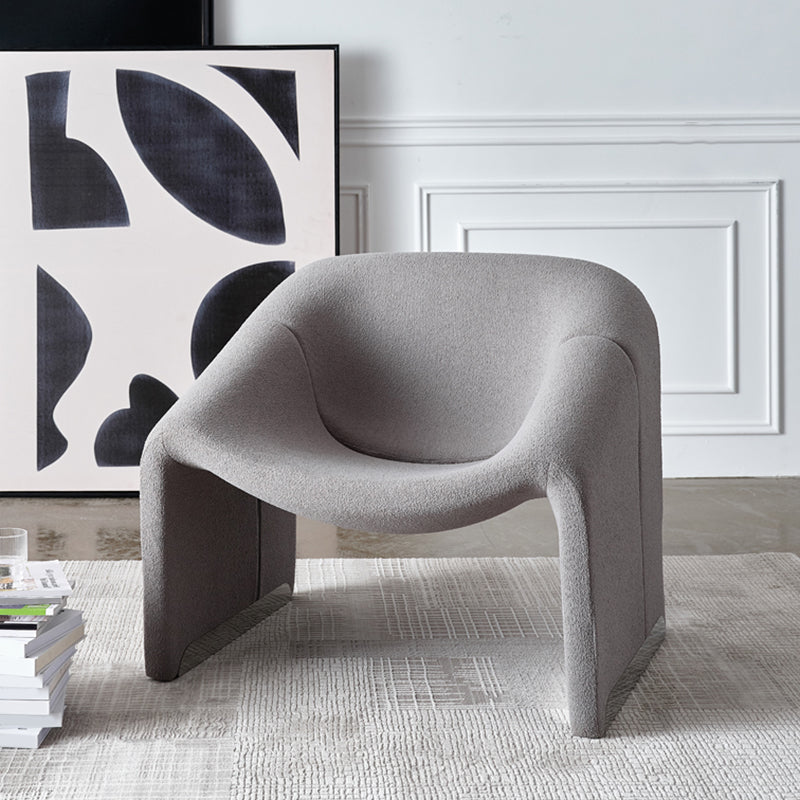 30.7"Wide Solid Color Armchair, Fixed Back Single Chair for Apartment