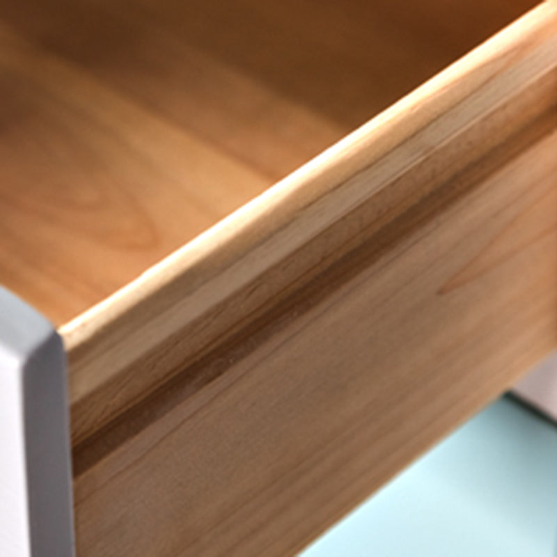 Contemporary 8- Drawer Wooden Cabinet , 2-door Rectangle Accent Cabinet