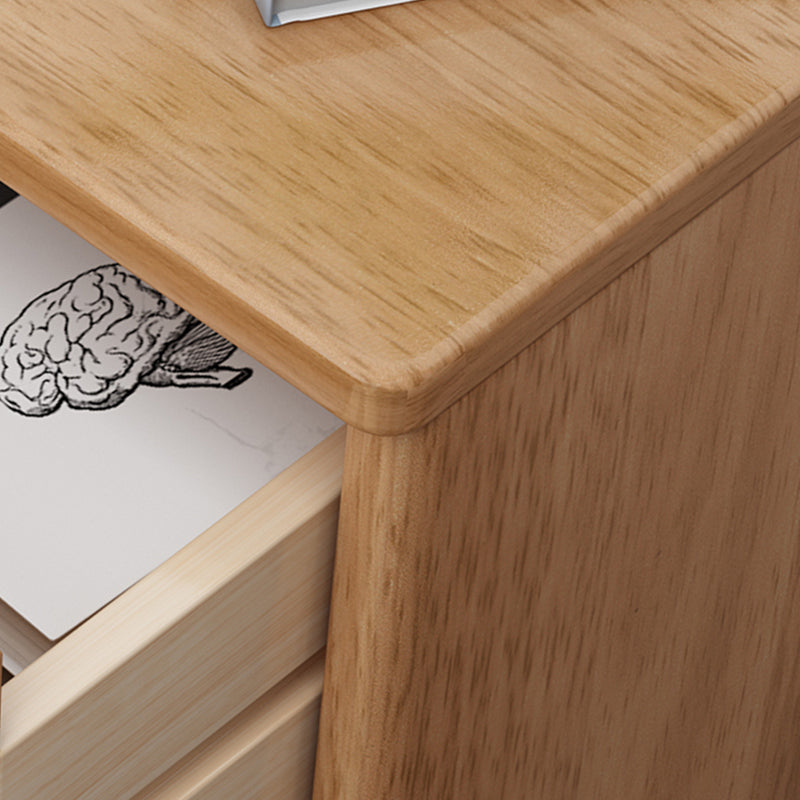 Contemporary Solid Wood Chest, Rectangle Accent Chest with Drawers