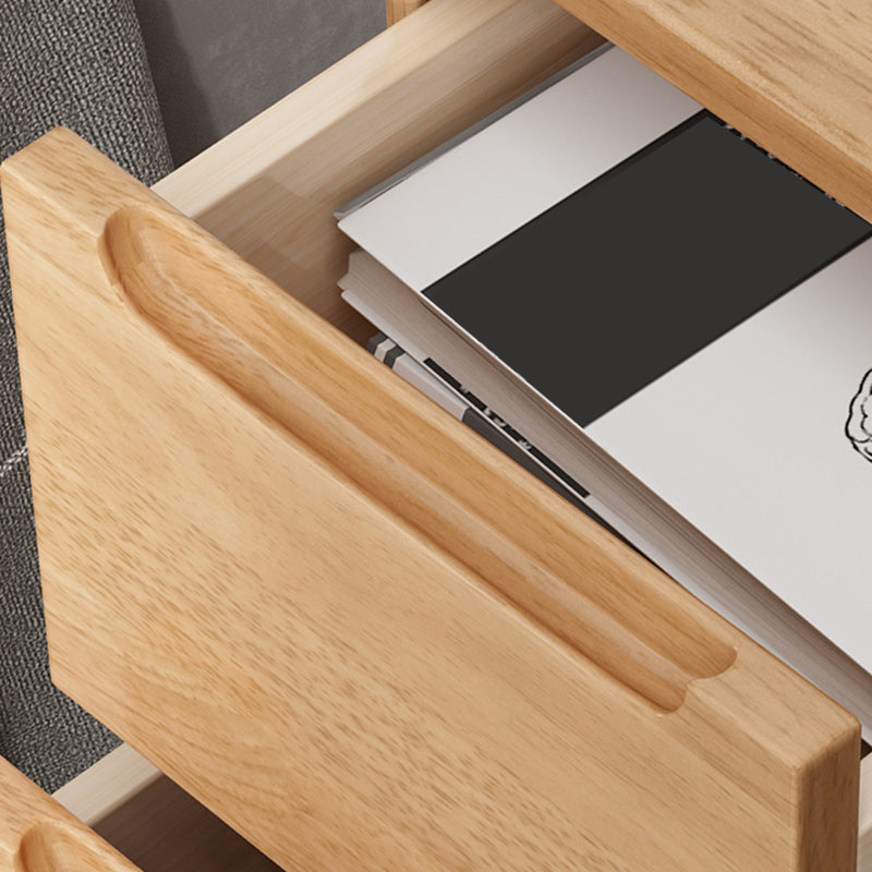 Contemporary Solid Wood Chest, Rectangle Accent Chest with Drawers