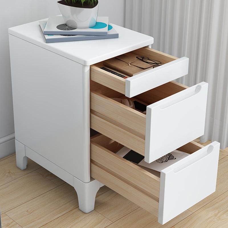 Contemporary Solid Wood Chest, Rectangle Accent Chest with Drawers