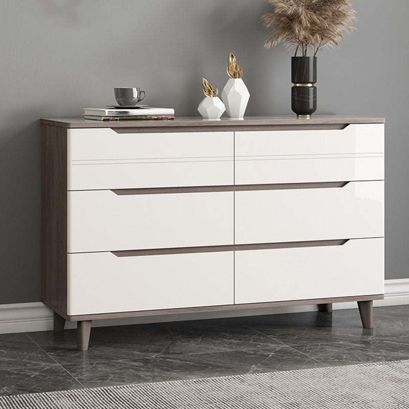 Rectangle Wooden Chest, Contemporary Accent Chest with Drawers